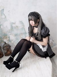 Rabbit play pictorial - black maid